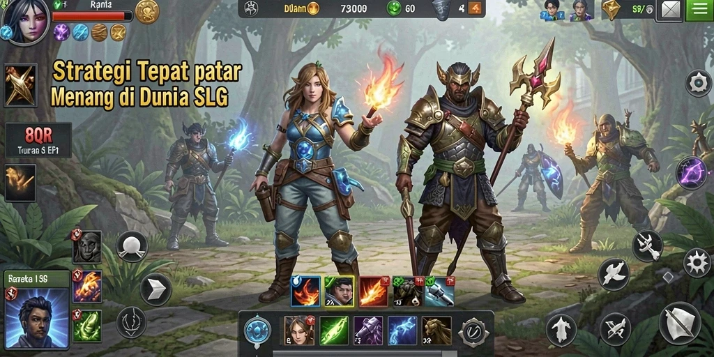 Tangkapan layar gameplay menarik dari 8QR yang menampilkan pertempuran strategis.