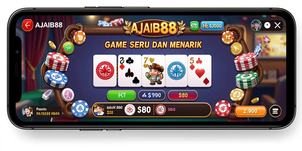 Tampilan gameplay AJAIB88 yang seru dan interaktif.