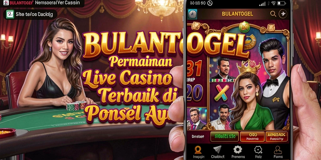 Tampilan gameplay BULANTOGEL dengan dealer langsung yang interaktif.