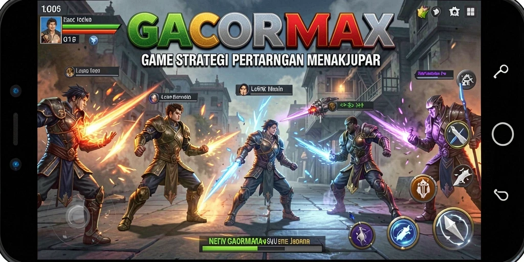 Screenshot GACORMAX menunjukkan aksi pertempuran yang intens dan menegangkan.