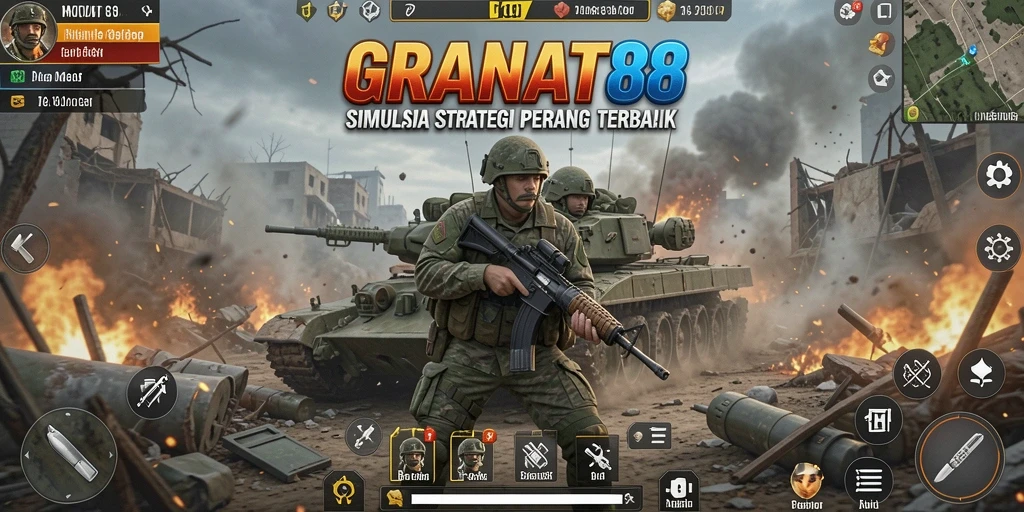 Screenshot gameplay GRANAT88 yang menunjukkan aksi strategis yang menarik.