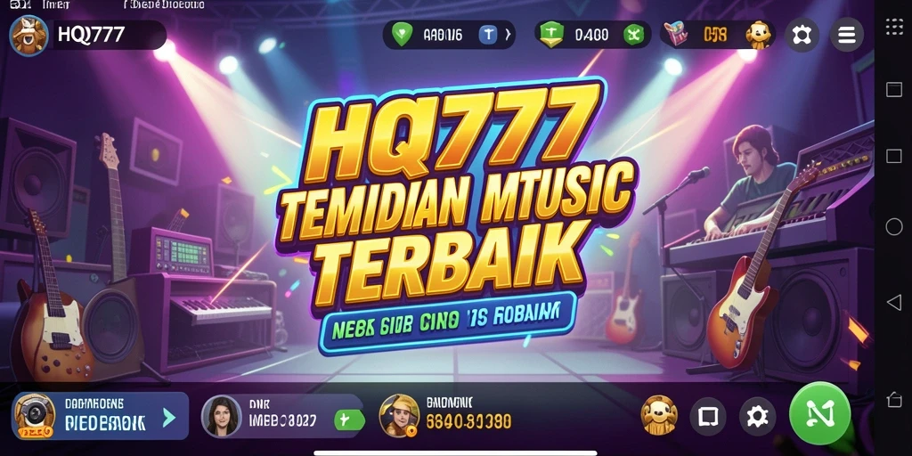 Tangkapan layar utama menampilkan gameplay menyenangkan dan interaktif dari HQ777.