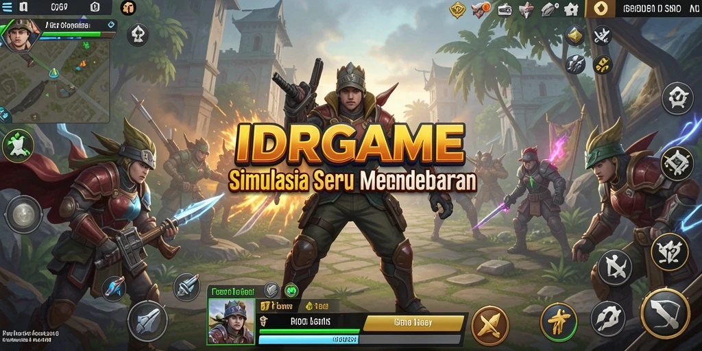 Tangkapan layar gameplay IDRGAME yang penuh aksi dan strategi.