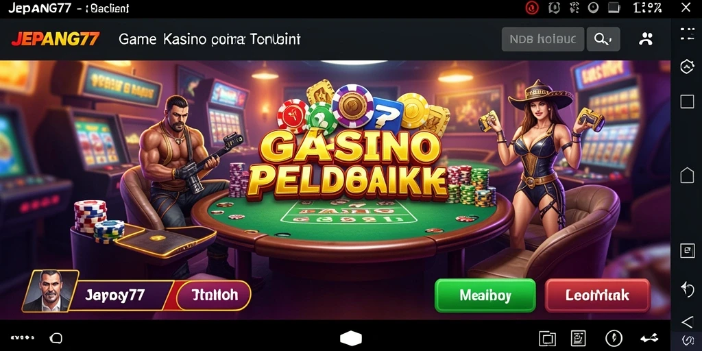 Screenshot gameplay JEPANG77 yang menampilkan keseruan permainan Kasino.