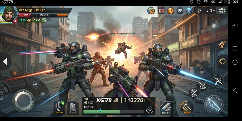Tampilan menarik gameplay RPG dengan elemen strategi.