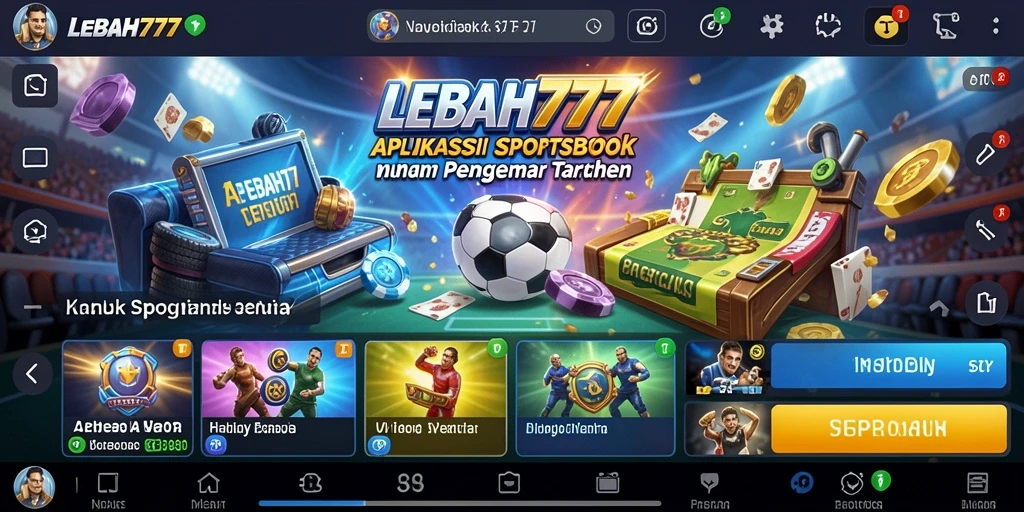 Gambaran screenshot utama LEBAH777 yang menampilkan gameplay sportsbook yang menarik.