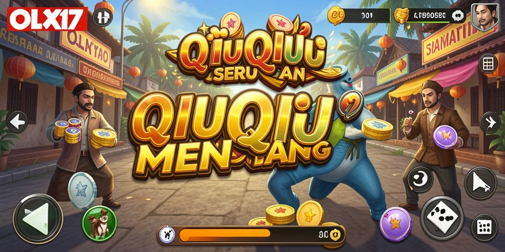 Tampilan menarik OLX17 saat bermain QiuQiu.
