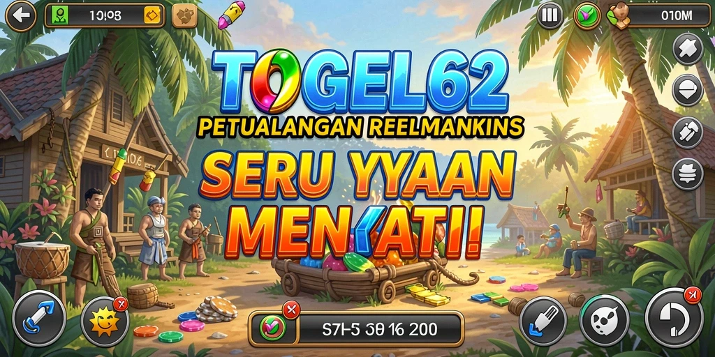 Tampilan gameplay TOGEL62 dengan aksi petualangan mendebarkan.
